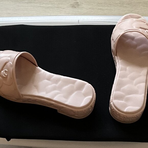 NIB VALENTINO GARAVANI ATELIER slides in Rose Quartz 35 - Picture 3 of 7